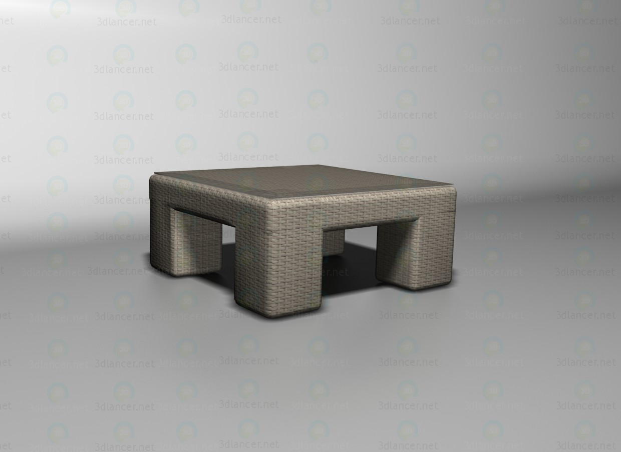 3D Modell Mazara Tisch - Vorschau