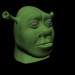 3D Modell Shrek-Kopf - Vorschau