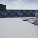 3d модель бетонний паркан – превью