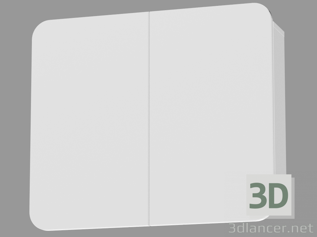 modello 3D Armadio con specchio (TYPE 160) - anteprima