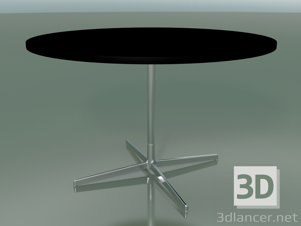 3D Modell Runder Tisch 5516, 5536 (H 74 - Ø 119 cm, Schwarz, LU1) - Vorschau