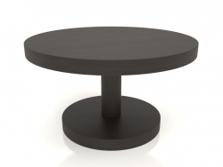 Table basse JT 022 (D=700x400, bois marron foncé)