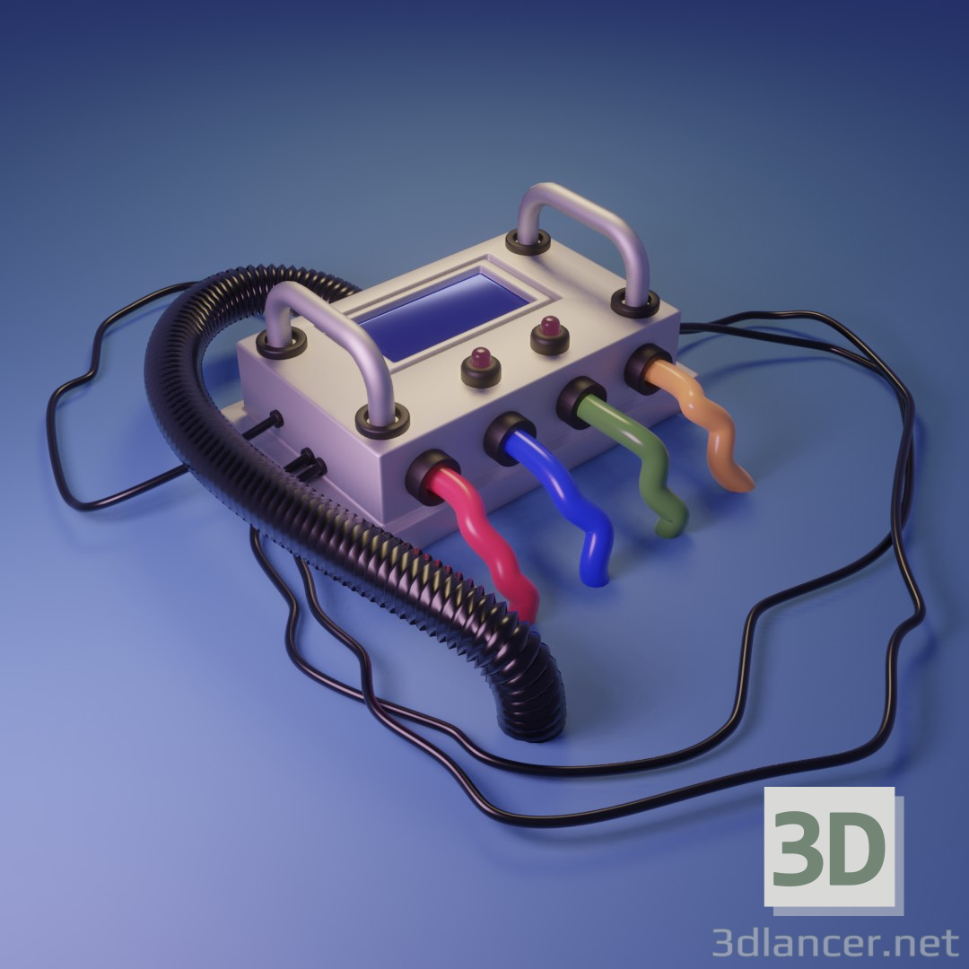 modello 3D Cavi e Tubi - anteprima