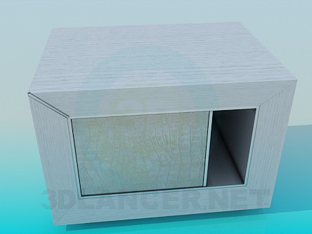 3D Modell Bodenständer - Vorschau