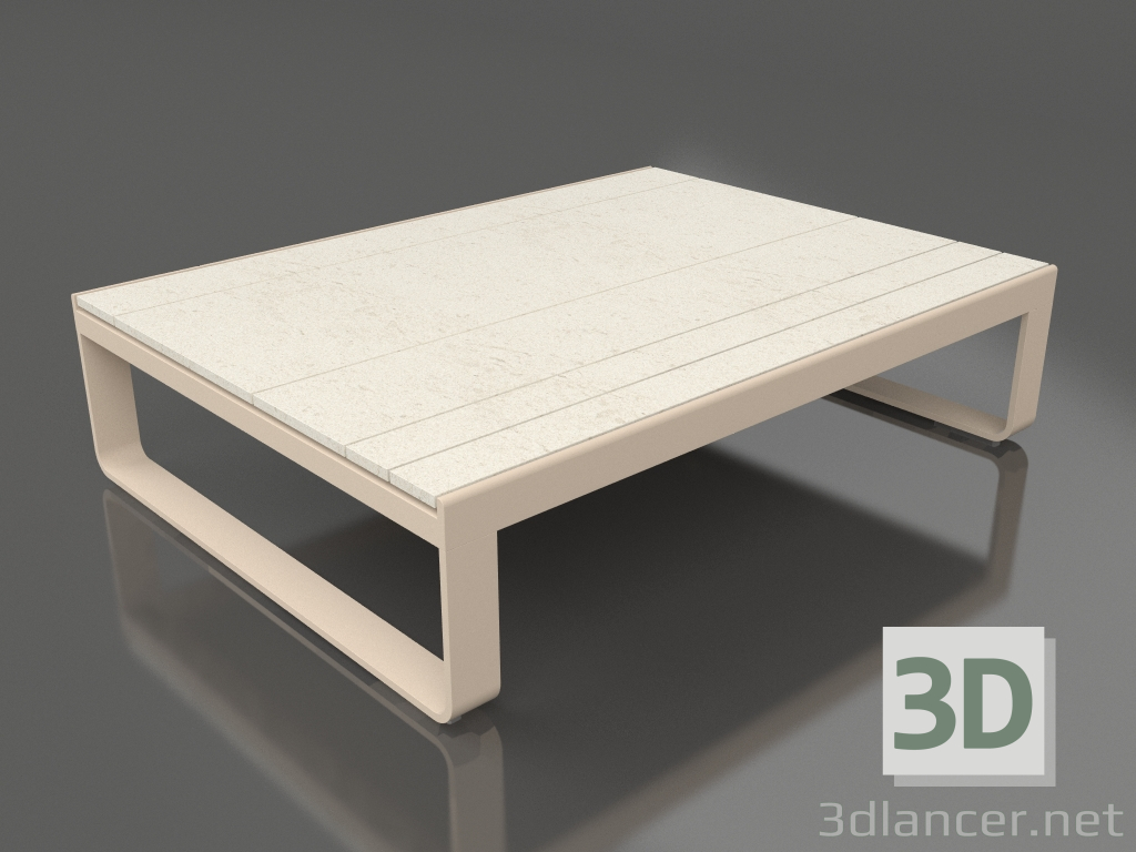 3d модель Кофейный столик 120 (DEKTON Danae, Sand) – превью