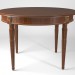 3d model neoclassic_round_coffee_table - vista previa