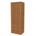 3d model 2-door wardrobe with drawers A211 - preview