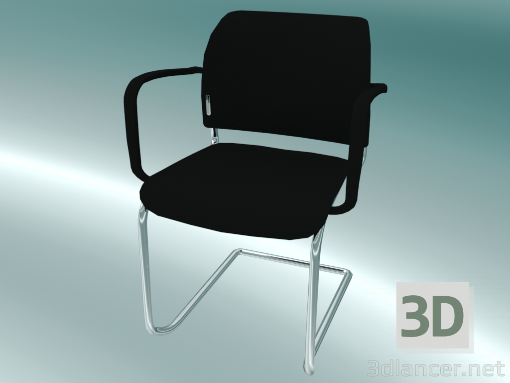 Modelo 3d Cadeira para visitantes (550V 2P) - preview
