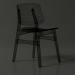 3 डी लकड़ी की कुर्सी मॉडल खरीद - रेंडर