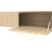 3d model Hanging shelf ST 06 (open door) (2 doors, 1000x315x250, wood white) - preview