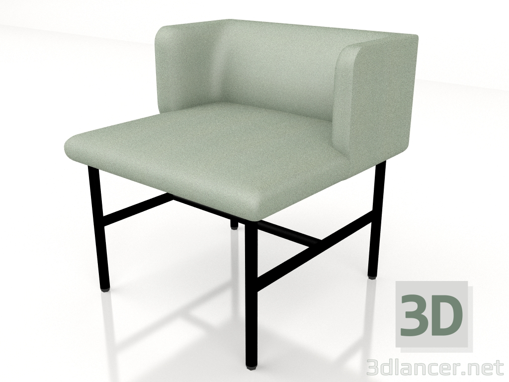 3d model Agora AR11 seating system module - preview