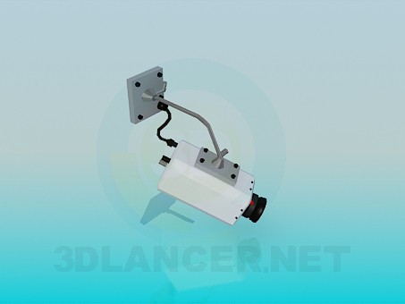modello 3D Telecamera di sorveglianza - anteprima