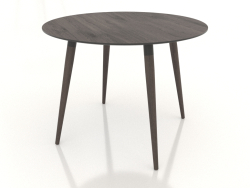 Mesa de jantar BRUNO 1000x1000x750 mm (carvalho escuro)