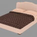 3d модель Ліжко двоспальне Opera – превью