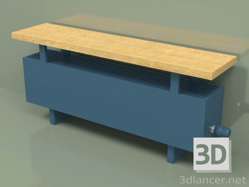 3D modeli Konvektör - Aura Bank (240x1000x186, RAL 5001) - önizleme