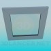 3d model Square wall mirror - preview