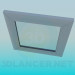 3d model Square wall mirror - preview