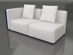 Módulo de sofá, seção 1 esquerda (azul noturno)