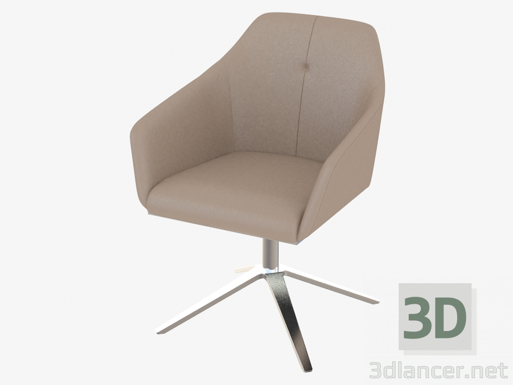 3D Modell Stuhl mit Armlehnen DS-279-101 - Vorschau