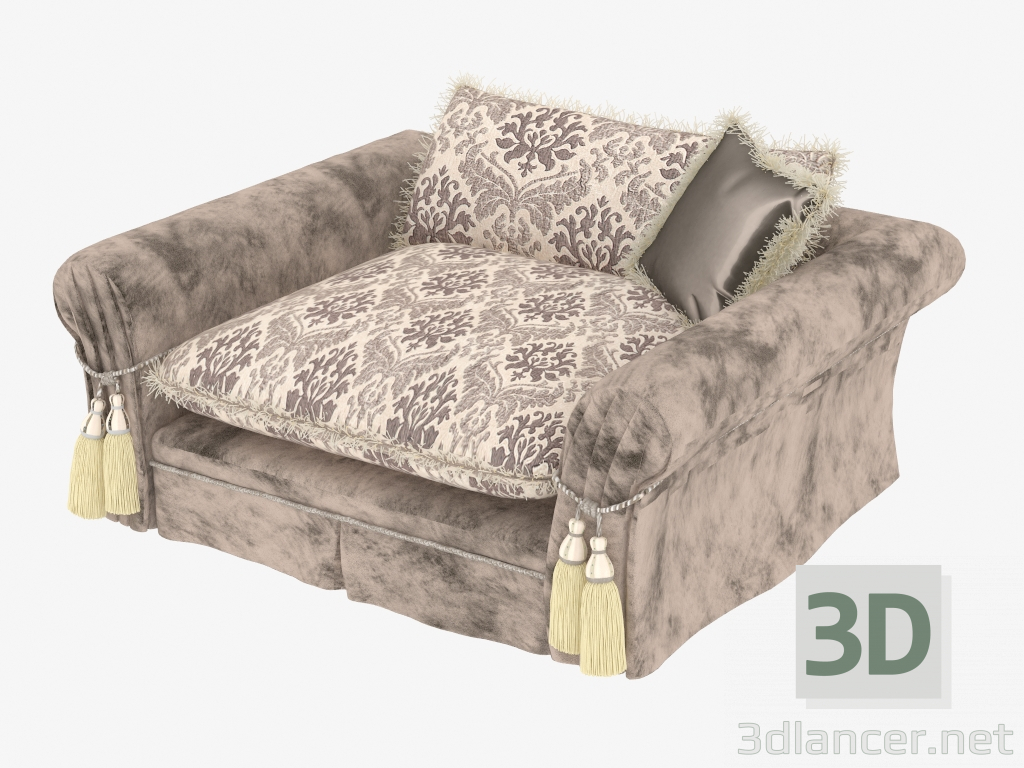 3d model La Fenice armchair - preview