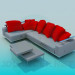 3d model The sofa in the hallway - preview