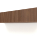 3 डी मॉडल हैंगिंग शेल्फ ST 06 (1 नालीदार दरवाजा, 1000x315x250, लकड़ी की भूरी रोशनी) - पूर्वावलोकन