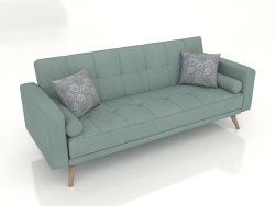 Sofa bed Scandinavia (turquoise, 2nd option)