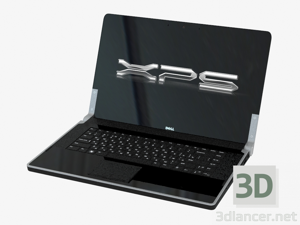 3D Modell Laptop Studio XPS 1645 - Vorschau