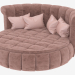 3d модель Кровать круглая Аlberta – превью