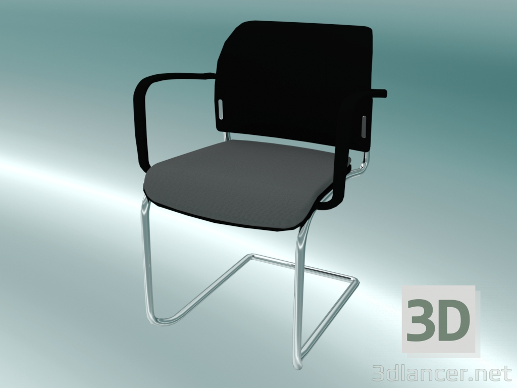 Modelo 3d Cadeira para visitantes (560V 2P) - preview