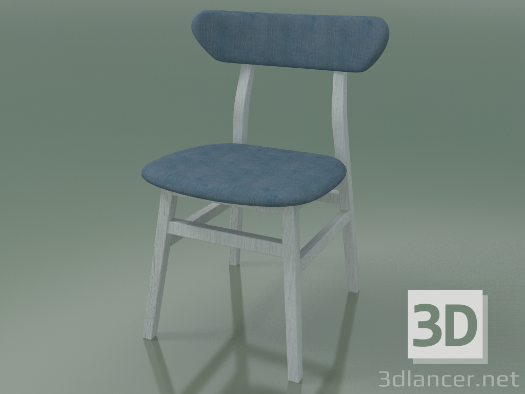 modello 3D Sedia da pranzo (221, bianca) - anteprima
