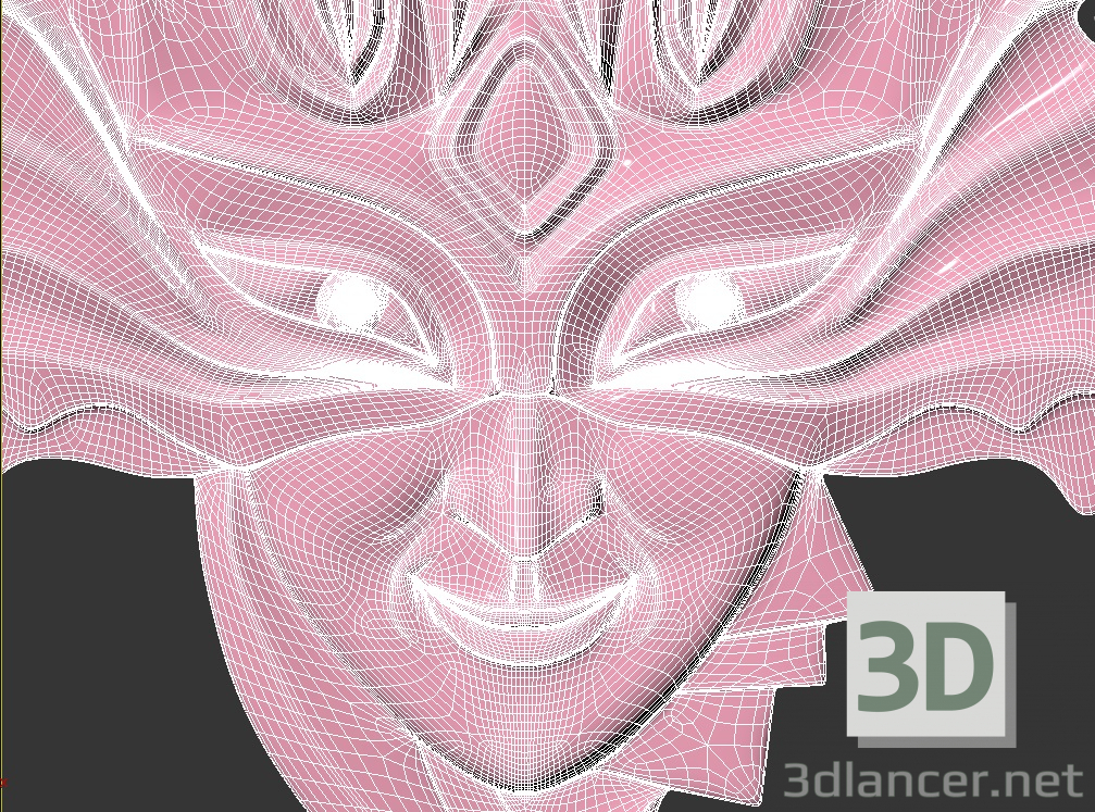 Máscara de carnaval 3D modelo Compro - render