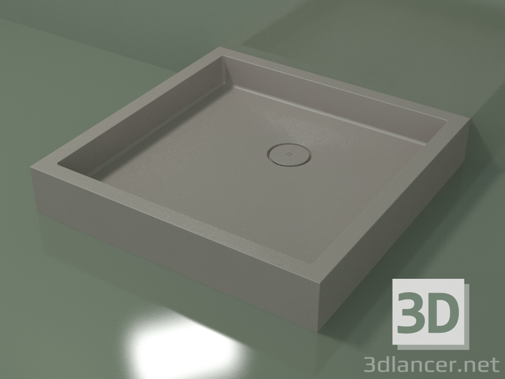 Modelo 3d Base de duche Alto (30UA0130, Clay C37, 90x90 cm) - preview