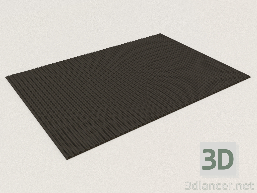 3d model Carpet SALUD DARK GRAY - preview
