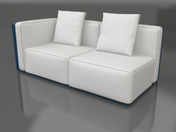Modulo divano, sezione 1 sinistra (Grigio blu)