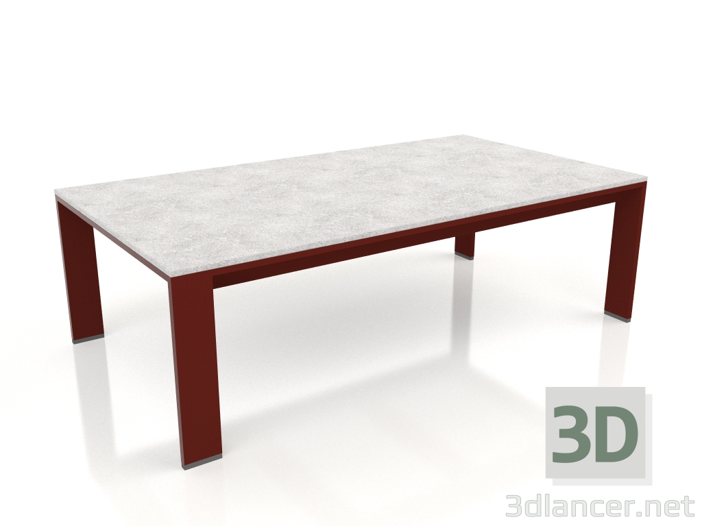 modello 3D Tavolino 45 (Rosso vino) - anteprima