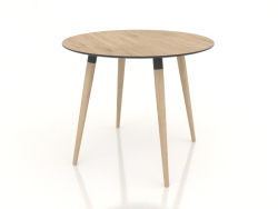 Yemek masası BRUNO 900x900x750 mm (açık meşe)