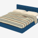 3d model Double Pinch Bed - preview