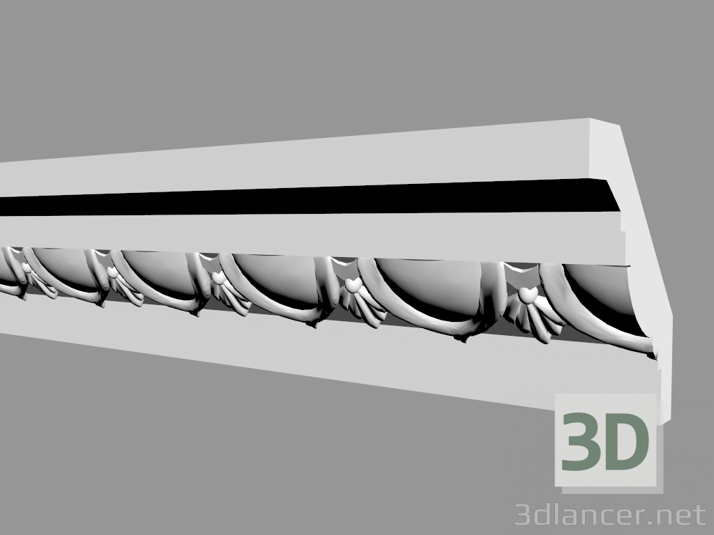 modèle 3D Corniche C161 - preview