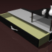 modello 3D di mini tavolo con ripiani comprare - rendering