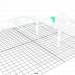 3d mini table with shelves model buy - render