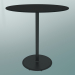 modèle 3D Table BON (9382-01 (⌀ 70cm), H 74cm, HPL noir, fonte noire) - preview