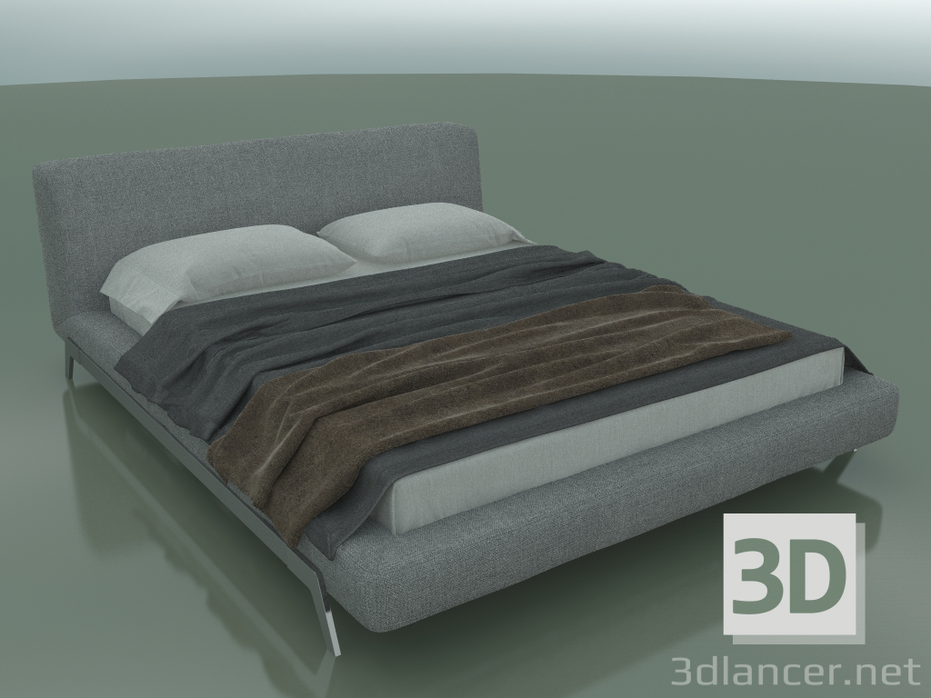 3d модель Ліжко двоспальне Eterna під матрац 1600 x 2000 (1870 x 2470 x 780, 187ET-247) – превью