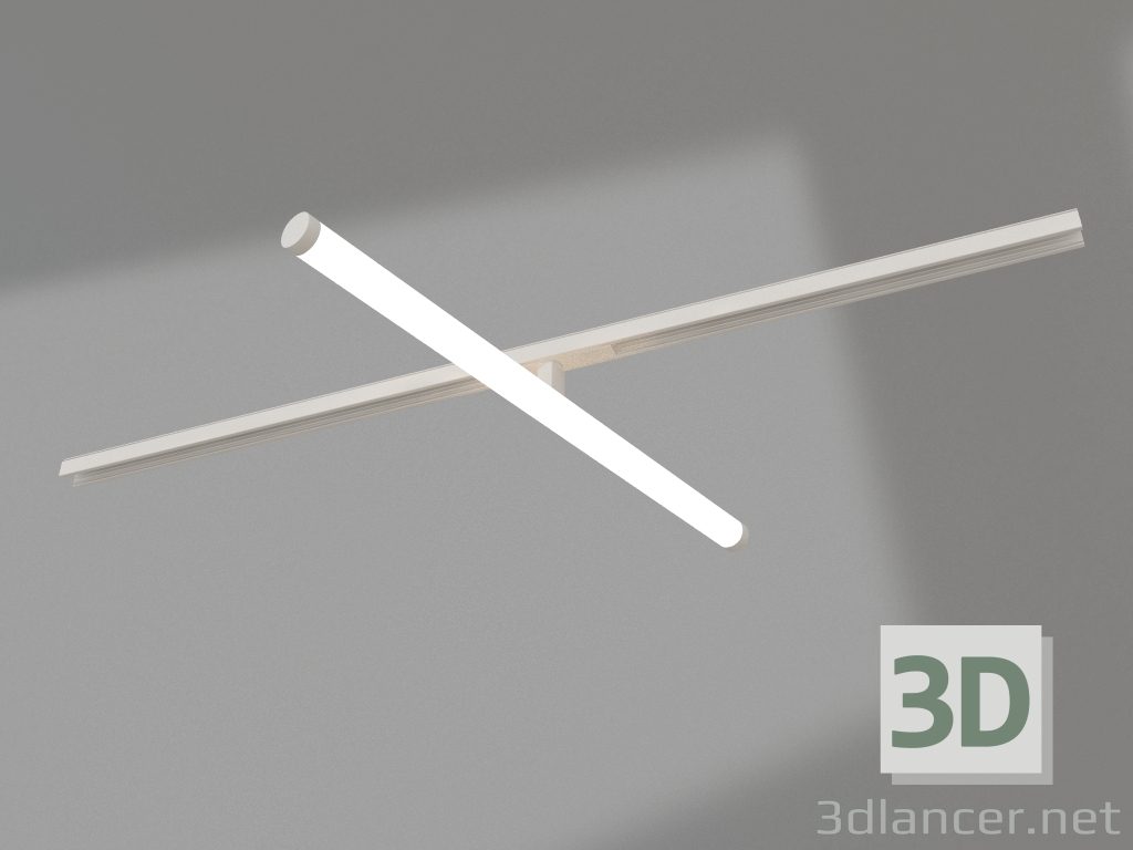 3D Modell Lampe MAG-ORIENT-TUBE-TURN-L600-20W Day4000 (WH, 180°, 48V) - Vorschau
