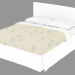3d модель Ліжко двоспальне Plaza – превью