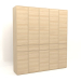 3d model Wardrobe MW 03 wood (2500x580x2800, wood white) - preview