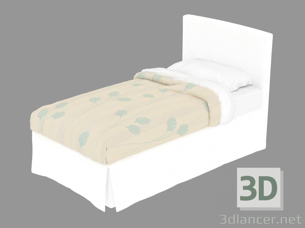 3 डी मॉडल सिंगल बेड प्लाजा - पूर्वावलोकन