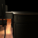 3d model director's table - preview