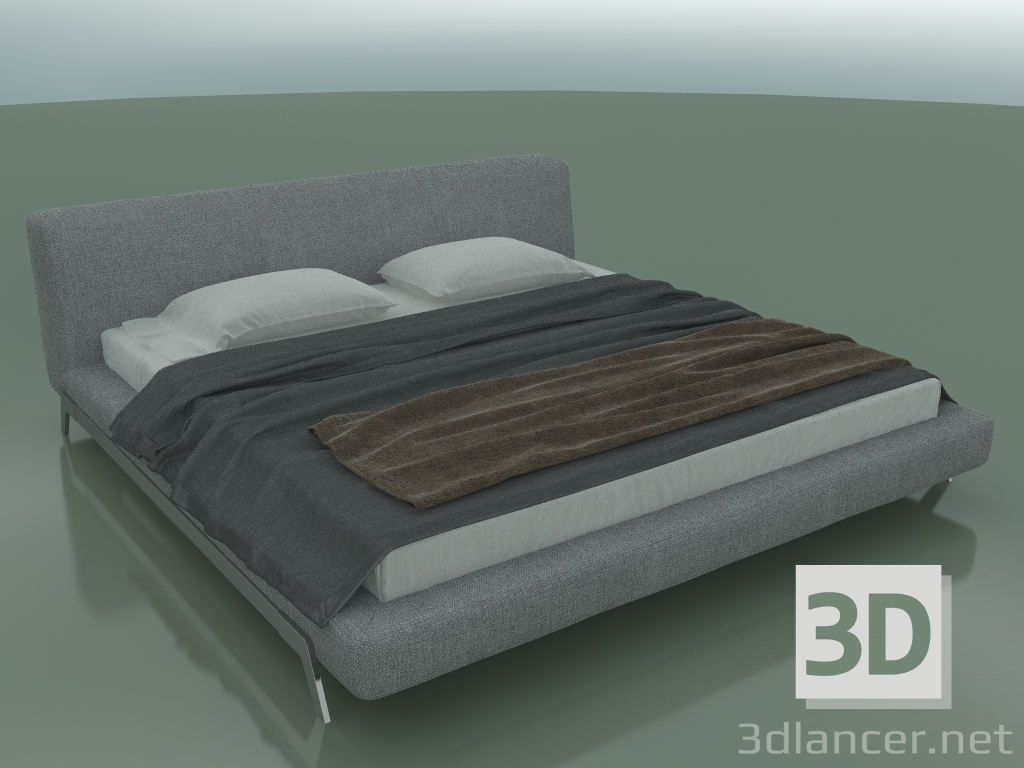 3d модель Ліжко двоспальне Eterna під матрац 2000 x 2000 (2270 x 2470 x 780, 227ET-247) – превью