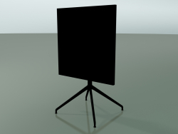 Table carrée 5707, 5724 (H 74 - 69x69 cm, pliée, Noir, V39)